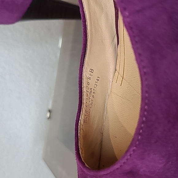 Cole Haan purple suede pumps size 8.5 💜 - Picture 4 of 14